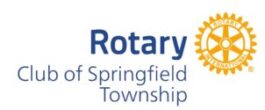 STRC – Springfield Township Rotary Club Logo